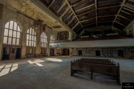 abandoned ex Cathedral in Detroit