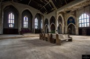abandoned ex Cathedral in Detroit